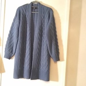 US SWEATERS open Cardigan sz L
